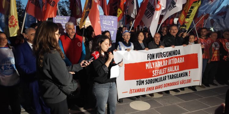 Barış ve Demokrasi Güçleri’nden ‘fon vurgunu’ protestosu