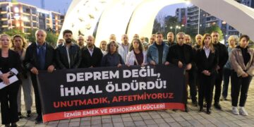 İzmir depreminin 6’ncı yılında anma: Güvenli ve yaşanabilir kentler için mücadele edeceğiz