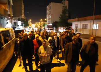 Qoser’de uyuşturucuya karşı yürüyüş ve nöbet eylemi