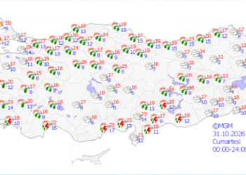 Kürdistan ve Türkiye’nin birçok bölgesinde sağanak bekleniyor