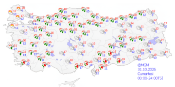 Kürdistan ve Türkiye’nin birçok bölgesinde sağanak bekleniyor