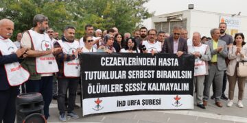 İHD’den birçok merkezde ortak açıklama: Hasta tutsaklar tahliye edilsin