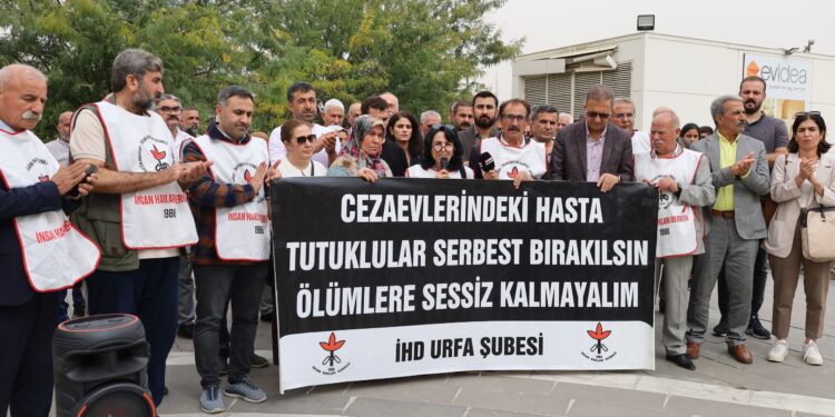 İHD’den birçok merkezde ortak açıklama: Hasta tutsaklar tahliye edilsin